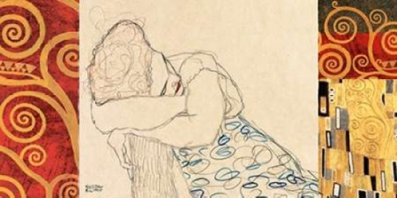 Woman Resting Poster Print by Gustav Klimt - Item # VARPDX2GK1832